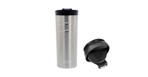 Vaso Térmico Rubbermaid Leak-Proof Tapa Negra 473ml